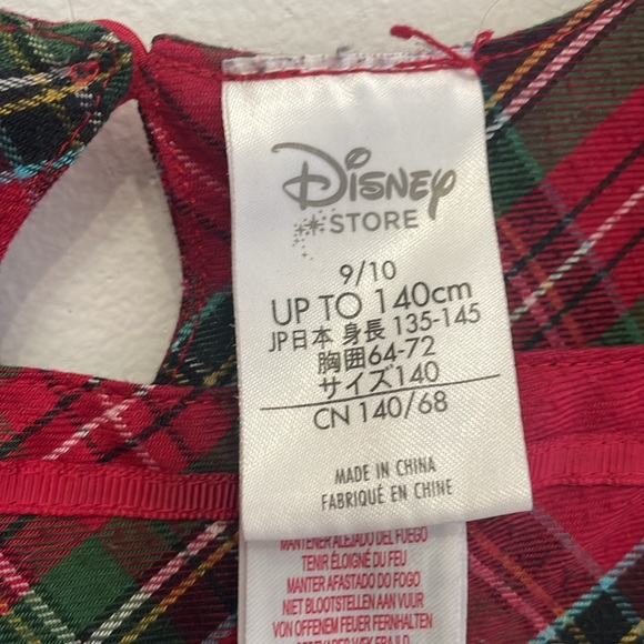 Christmas Girl Nightgown Mickey & Minnie Mouse Disney Store Embroidery - Picture 8 of 10